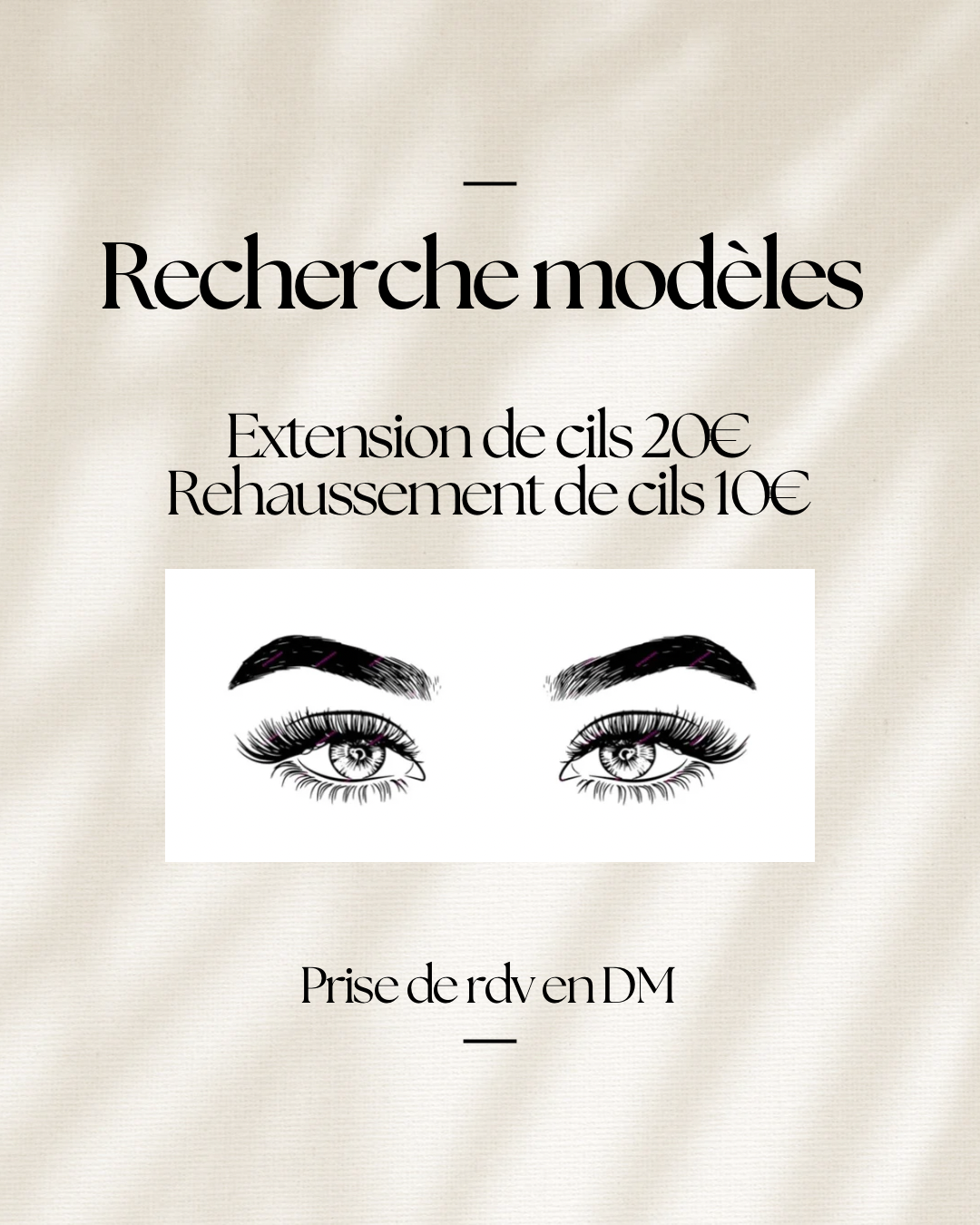 Service extension de cils 69 entre particuliers